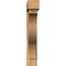 Ekena Millwork Funston Block Rough Sawn Bracket w/ Offset Brace, Western Red Cedar, 8"W x 42"D x 48"H BKT0806X42X48FST05RWR - alternate 2